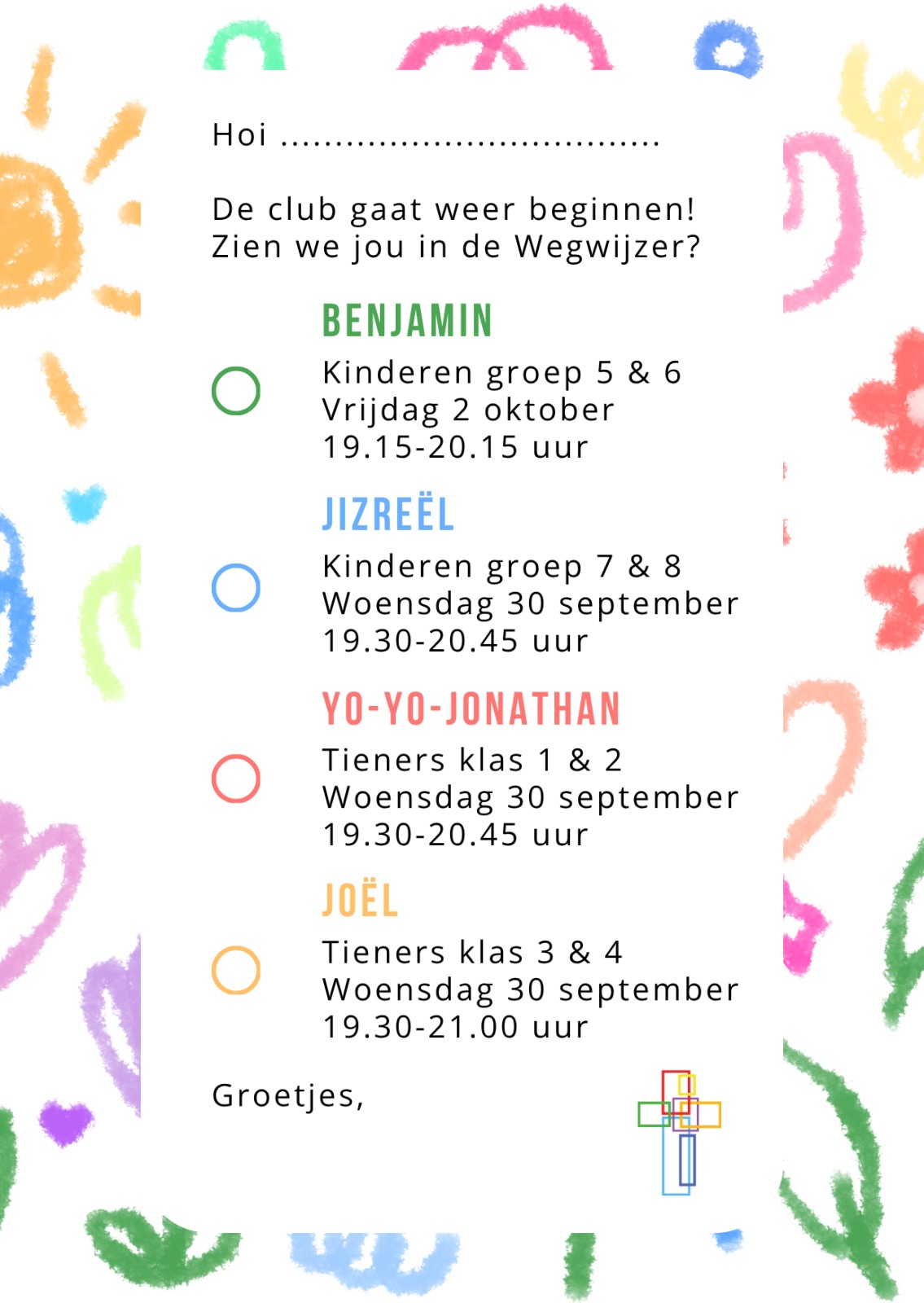 De clubs starten weer!